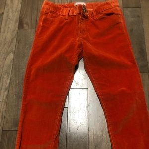 Banana Republic orange corduroy pants size 27
